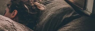 A women sleeps peacefully