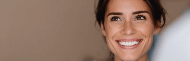 A patient undergoes teeth whitening